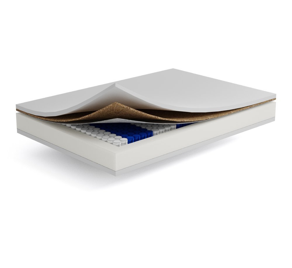 Barneseng Med Madrass Furu / Hvit HUS 2 160x80