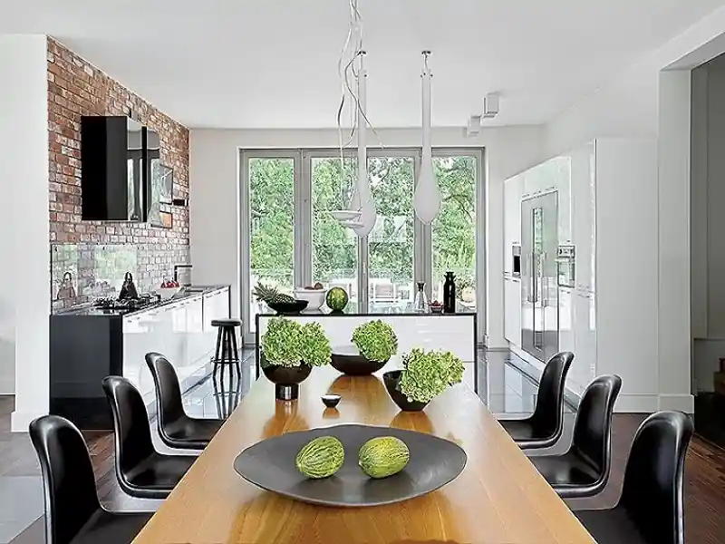 Modern matsal - hur du ordnar det elegant och praktiskt?