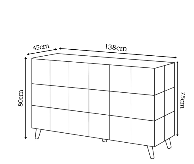 komoda reja cama