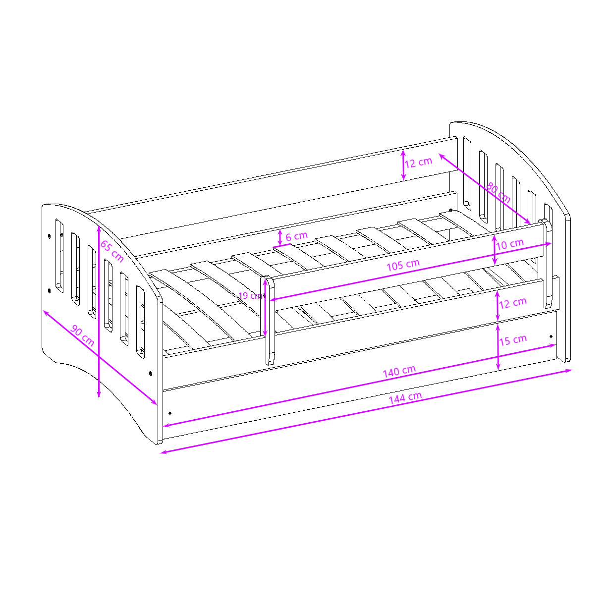klassisk 140x80 kocot