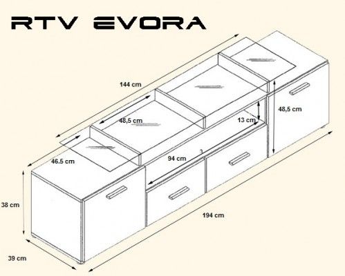 Evora tv benk 194