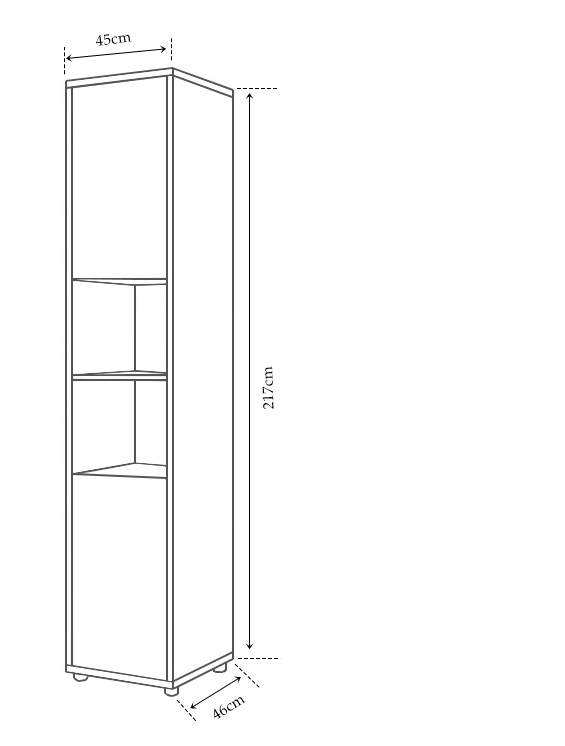 Bed Concept Bokhylle Cp-08