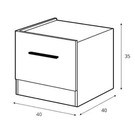 dT-03L sängbord