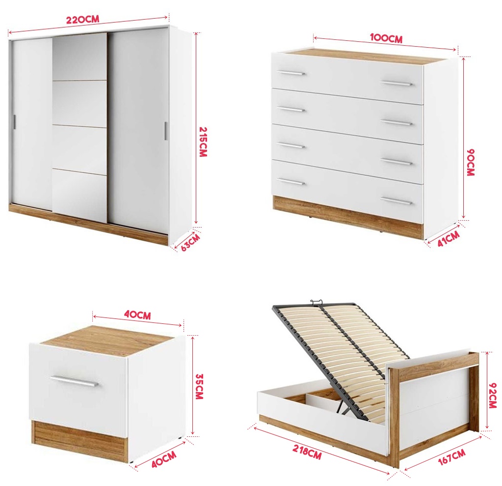 Dentro kollektion + säng 160