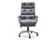 Kontorsfåtölj grå med svarta ben BENON