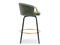 Hocker grön svart ben CLARA