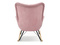 Fåtölj med pulverlack ben LAUREN