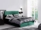 Kontinental säng 160x200 grön Cosmo