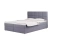Kontinentalsäng med förvaring 140x200 ljusgrå MEGAN