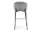 Hocker grå svart ben FABIO
