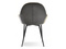 Modern stol grå svart ben GEMMA