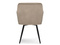 Velourstol beige svarta ben LOGAN