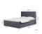 Kontinentalsäng med förvaring 200x200 grå MEGAN