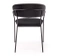 Svart matstol K426