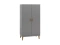 Smal garderob grå KUBI