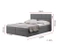Kontinentalsäng med två förvaringsmöjligheter 160x200 mork grå Berlin