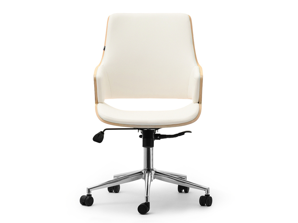 Kontorsfåtölj i bok med kromade ben OSCAR