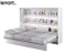 Sängskåp 140 x 200 vit matt Bed Concept BC-04