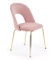 Rosa stol med guldben Arco