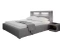 Säng med förvaring grå GOLD 5