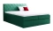 Kontinentalsäng 200x200 grön Paros