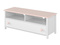 TV-bänk vit / rosa 85 cm Luna