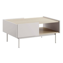 Soffbord med lådor beige COLORADO