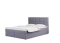 Kontinentalsäng med förvaring 160x200 ljusgrå MEGAN