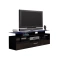 Svart tv-bänk EVORA MINI OUTLET