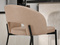 Hocker beige svart ben GUIDO
