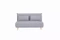 Grå 2 sits soffa med sovande funktion Spike II