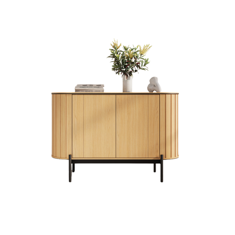 ROLLO låg kommod med två dörrar ek vincenza/eukalyptus