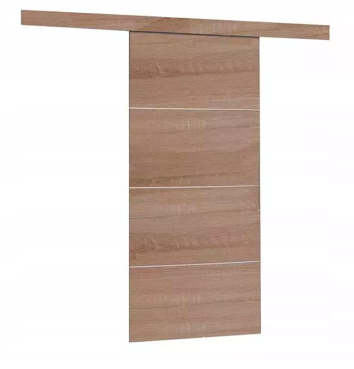 Skjutdörr 80 cm sonoma ek Malibu Plus