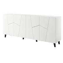 Vit byrå 200 cm ETNA