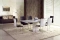 Modern stol K104 svart/ vit OUTLET