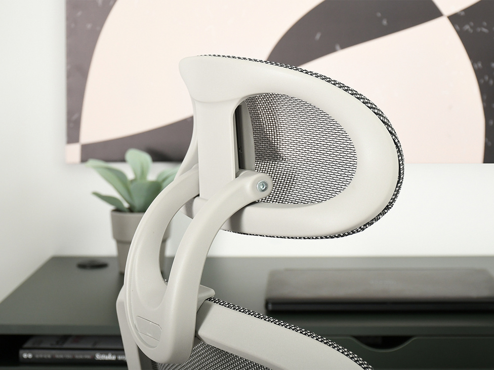 Kontorsfåtölj grå/svart ben IKER