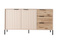 Stor byrå med lådor beige RAVE