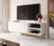 Tv-bänk 150 cm guld/vit ABETO