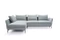 Hörnbäddsoffa vänster grå Calabria