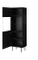 Svart vitrinskåp 60 cm PALAZZO