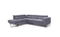 Hörnsoffa med förvaring, grå vänster Aratta
