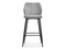 Hocker grå svart ben GASPAR