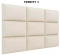 Stoppad väggpanel 30x50 cream LUX