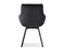 Kontorsstol svart sits, svarta ben ARUBA