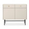 Beige tvådörrars byrå med lådor SPELLO