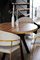 Utdragbart runt bord OLIVERO craft ek / svart