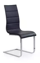 Modern stol K104 svart/ vit OUTLET