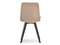 Beige stol med svarta ben LUGO