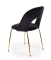 Svart matstol Arco
