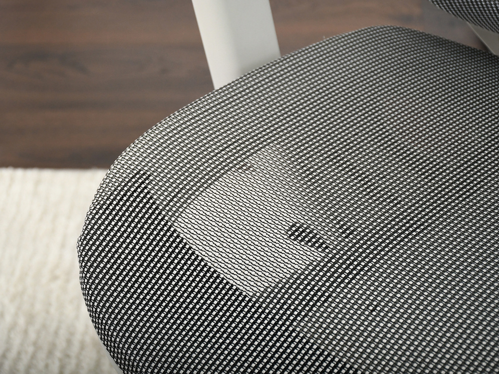 Kontorsfåtölj grå/svart ben IKER